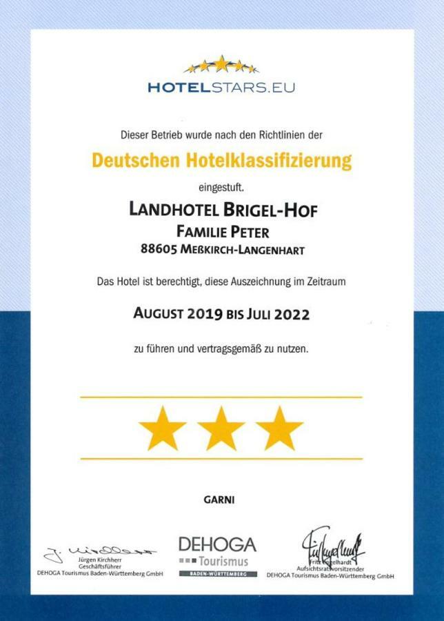 Brigel-Hof Hotel Messkirch Kültér fotó